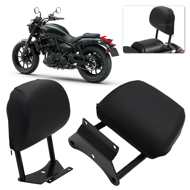For Kawasaki Eliminator500 Rear Backrest Rear Detachable Passenger Rear Sissy Bar Backrest Eliminator 500 2024 2025 Motorcycle