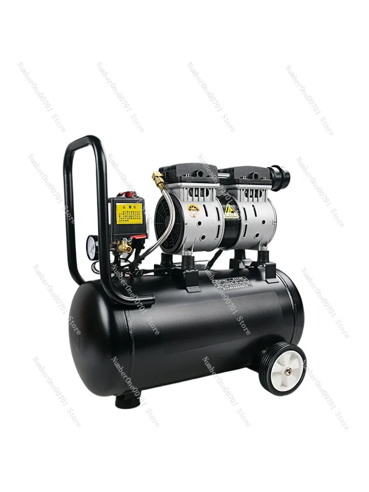 

Mute Air Pump Air Compressor Small High Pressure Oil FreeCompressor 220V Woodworking Paint Air Pump