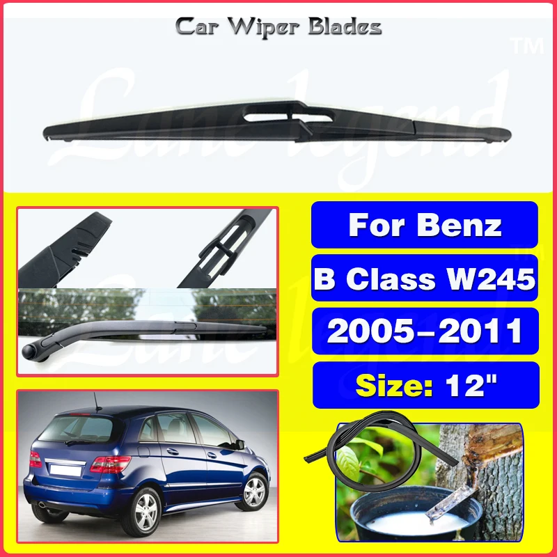 

Car Wiper Blade Rear Back Window Windscreen Windshield Wipers For Mercedes Benz B Class W245 2005 - 2011 Auto Accessories 12"