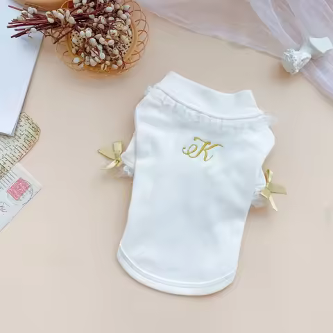Cotton Dog T-shirt Autumn Winter Dog Clothes Cat Chihuahua Yorkshire Pomeranian maltese Dog Clothing Puppy Costume Pet Outfit