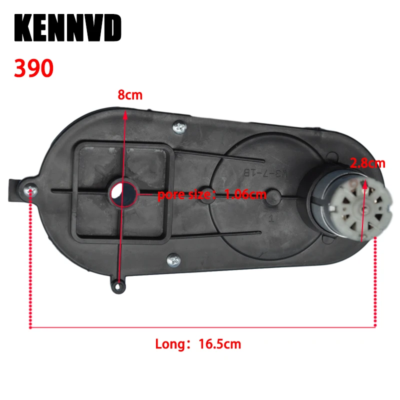 6V 12V 24V 5 Plum RS390 RS550 High Speed Children's Electric Ride on Car Vehicle Motor Gearbox Engine Reducer Accessories Parts