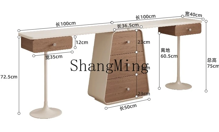 FG wind retractable bar table household small apartment sofa partition side table narrowintegrated dining side cabinet