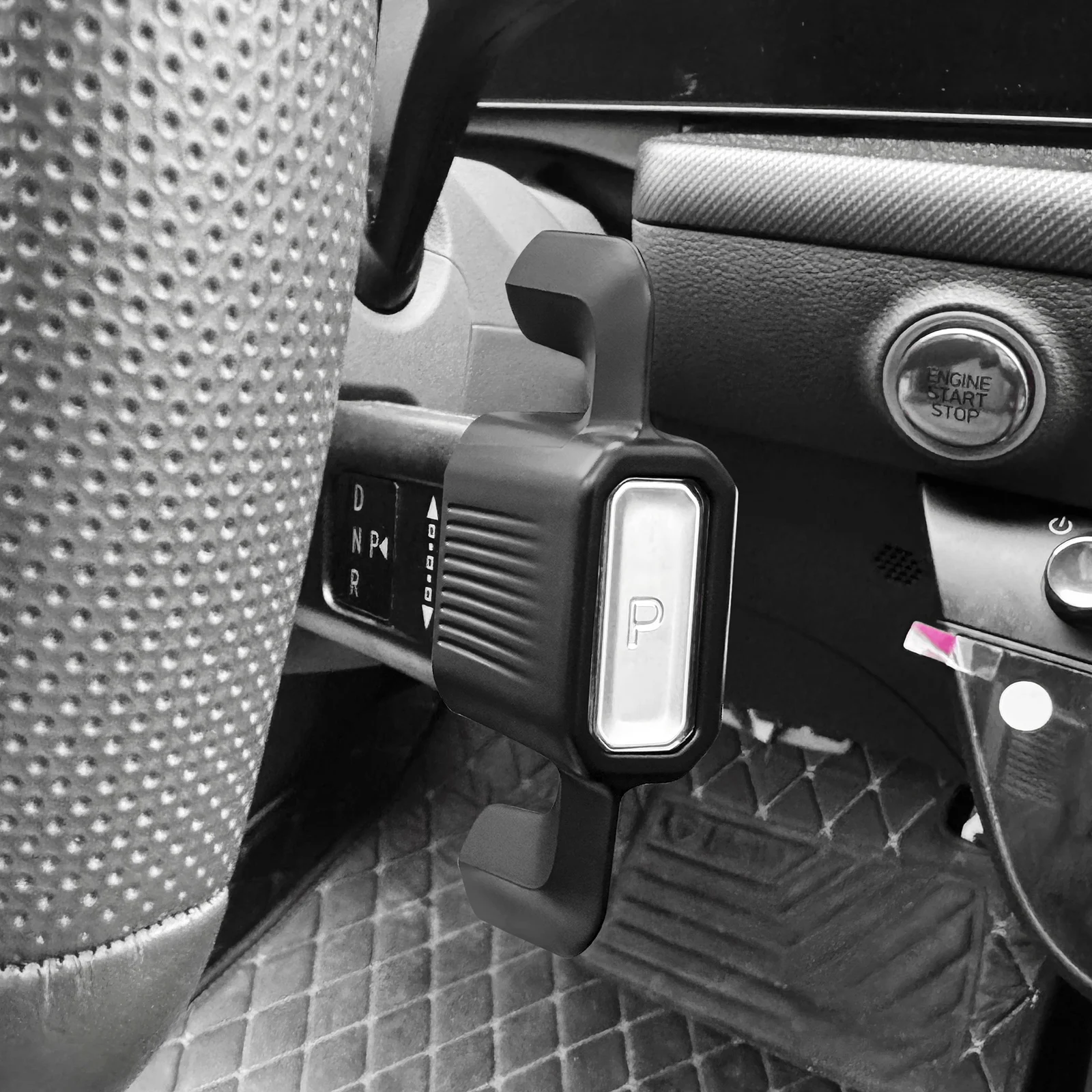 

Matte Black ABS Steering Wheel Gear Shifter Protector Cover For Hyundai Sonata DN8 2024-2025 Kona SX2 interior Decor Accessories