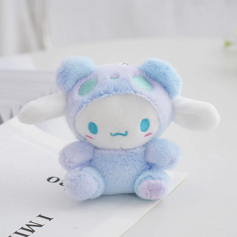 12 unids/lote 12cm caliente Dreamy Kuromi Melody juguete de peluche colgantes monstruo de dibujos animados muñeca mochila dijes llaveros