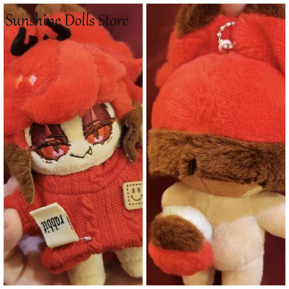 10cm Anime Attribute Cute Mini Normal body Plushie Pendant Cosplay Original Plush Stuffed Cotton Doll Toys Halloween Gift