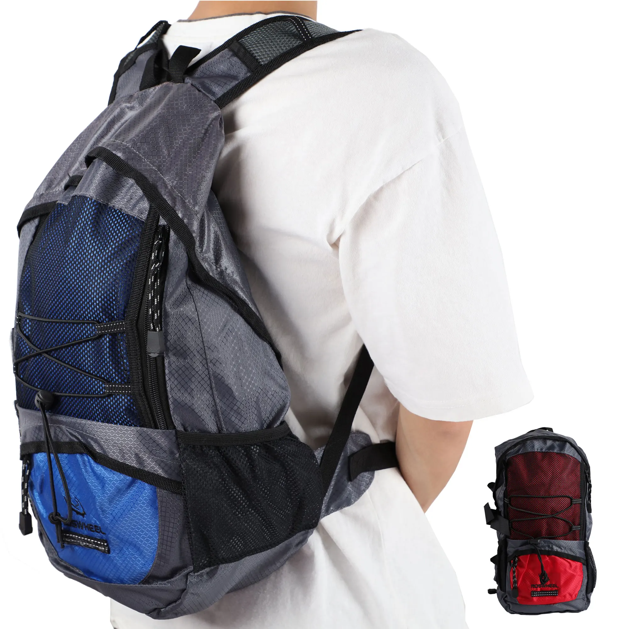 

Рюкзак для велоспорта FREE FISHER, большой объем 15 л, с широкими плечевыми ремнями, для альпинизма и рыбалки на открытом воздухе, сумка для рыбалки с дождевиком