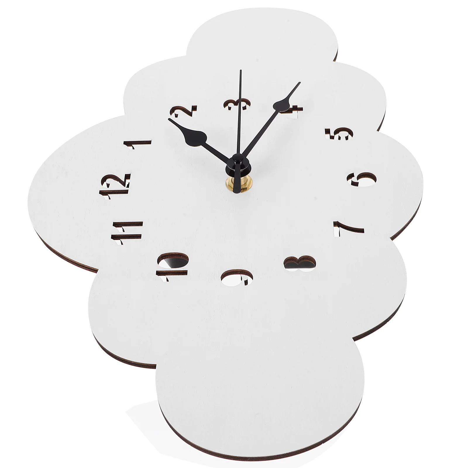 

Cartoon Cloud Wooden Wall Clock Silent Nursery Kids Room Decorative Hanging Clock Nordic Style Bedroom Living Room Mute Non
