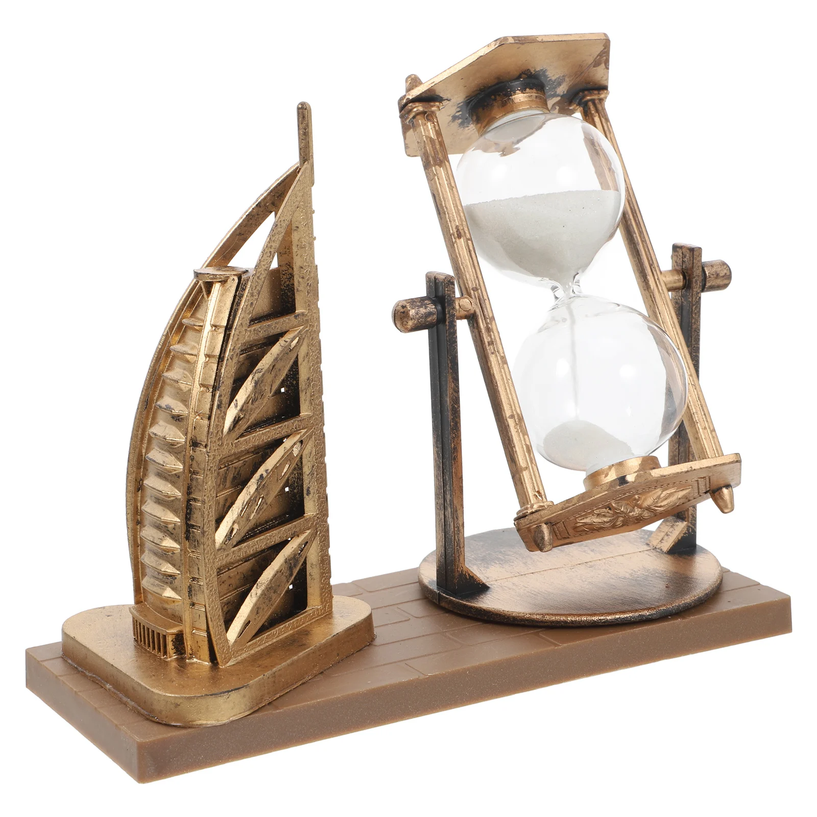 

Hourglass Ornaments Sand Clock Anti Drop Timer Vintage Decor Home Desktop Office Table Living Room Garden Supplies