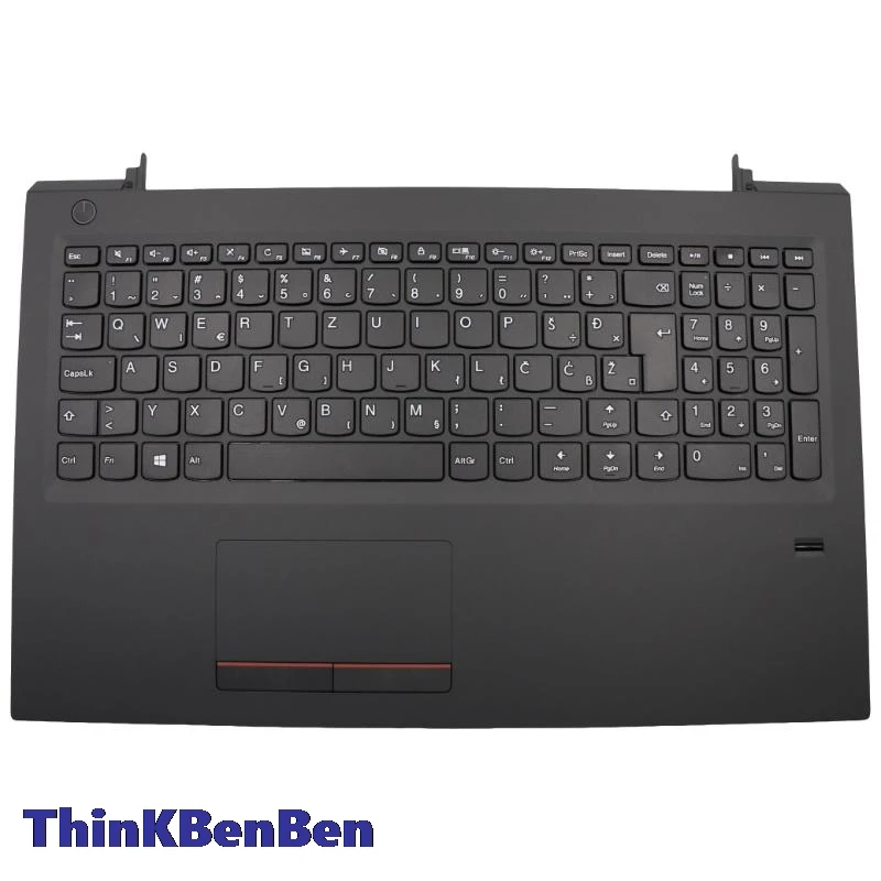 SI-Clavier noir slovène pour Lenovo, coque supérieure repose-poignets, V310 15 15ISK 15IKB 5CB0L59444