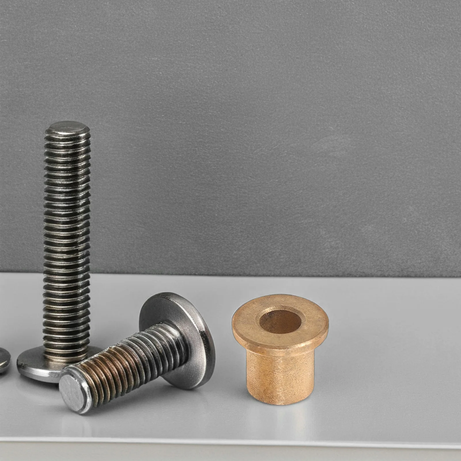 

6pcs Copper Flanged Sleeve Bearings Wrapped Bushing Design Industrial High-Load High-Speed Connection Noise Reduction