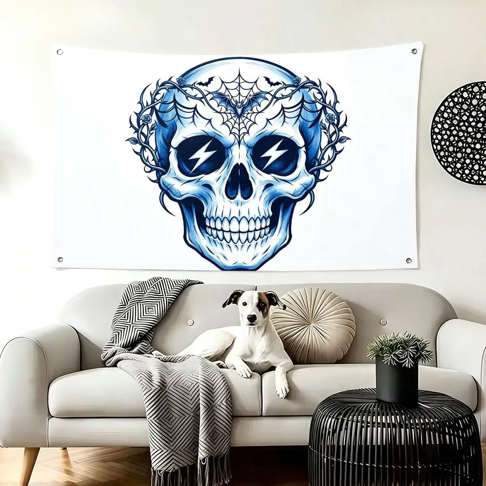 Halloween Gothic Blood Tears Flags  For Living Room Home Dorm Decor Wall Outdoor Camping Party Banner Gifts