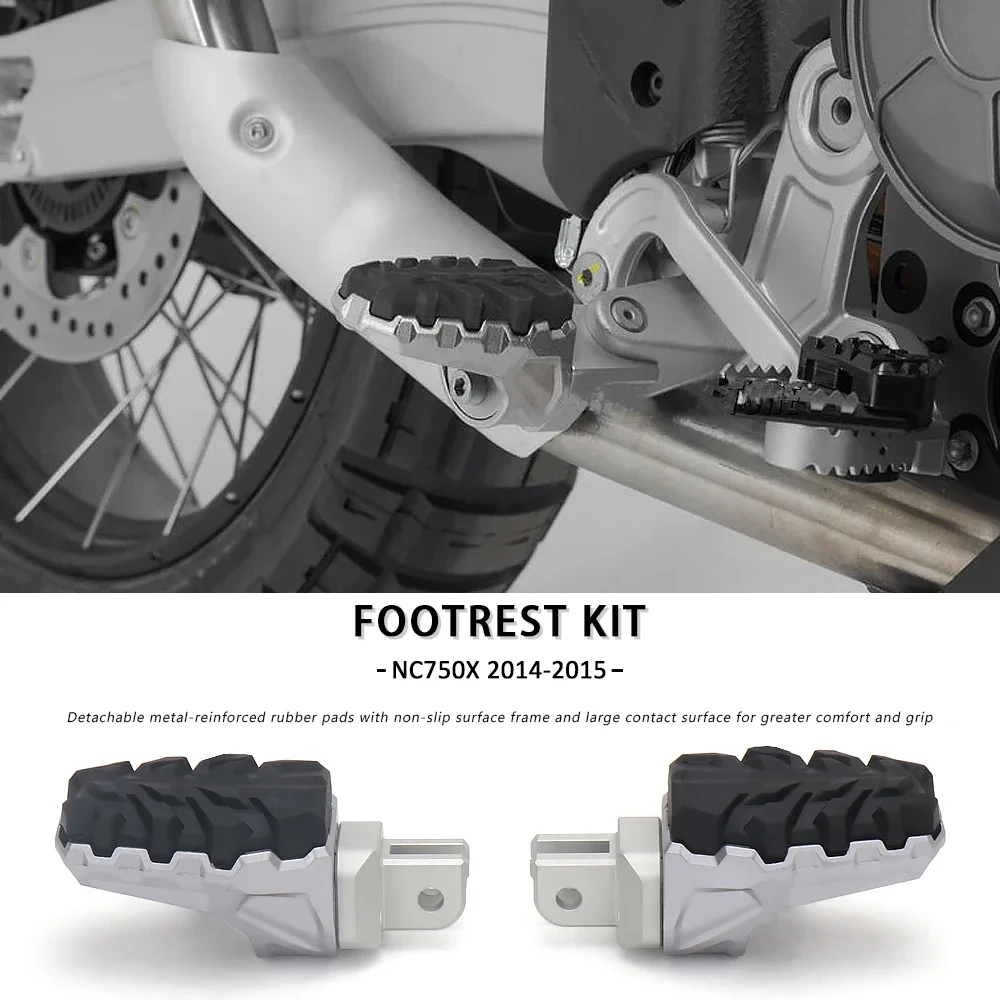 

2014 2015 For HONDA NC750X NC750 NC 750 X Motorcycle CNC Foot Pegs Pedals Footrest Kit NC 750X Accessories