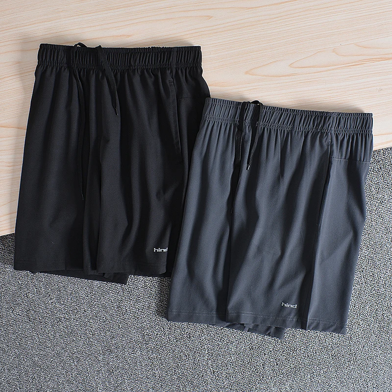 

Quick Dry Breathable Elastic Waist Shorts Men's Summer Sportswear Casual Running Pants Fashionable Urban Style Straight Leg