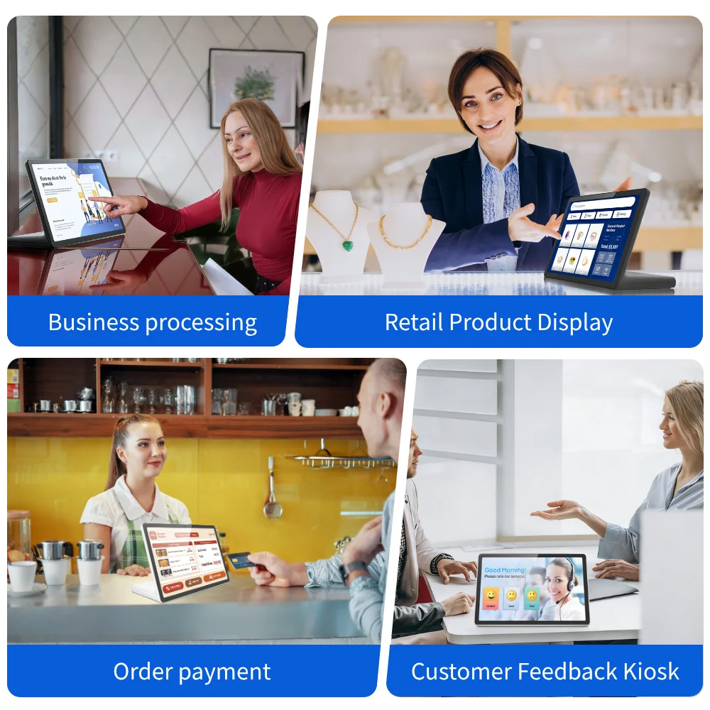 Tablet Comercial WL1019T de 10.1 Pulgadas con RK3576S, Formato L, POE, Android NFC, 4+32GB, 16:10, Android 14, Pantalla Táctil de 10 Puntos