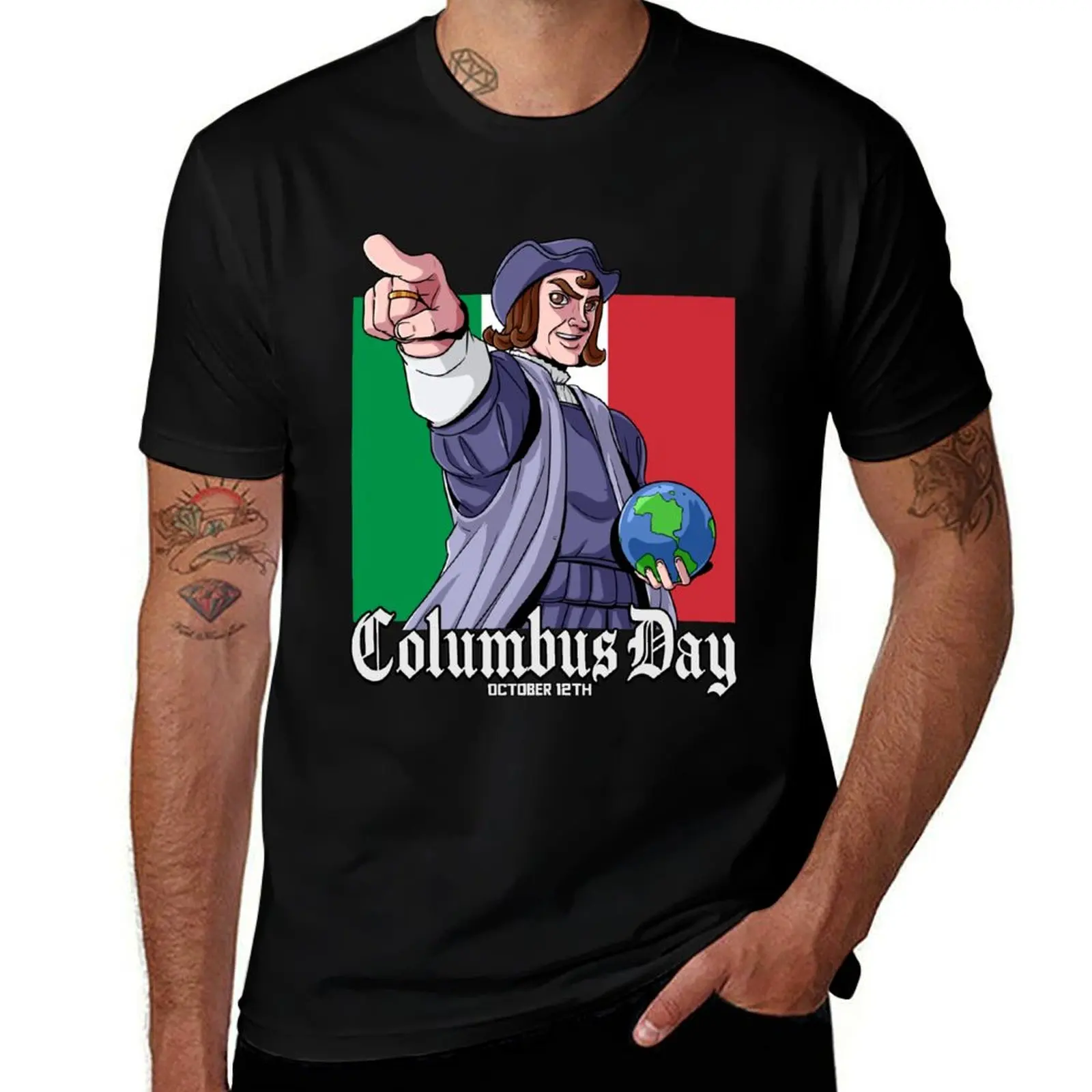 Christopher Columbus Day 1492 T-Shirt Relaxed Casual Short Sleeve Tee T-Shirt