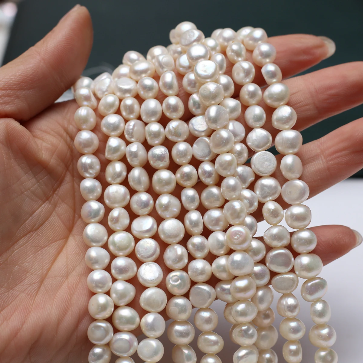 

A Grade Irregular Shape Natural Freshwater Pearl Loose Beasd for Jewelry Making Supplies DIY Women Necklace Bracelet Accessories