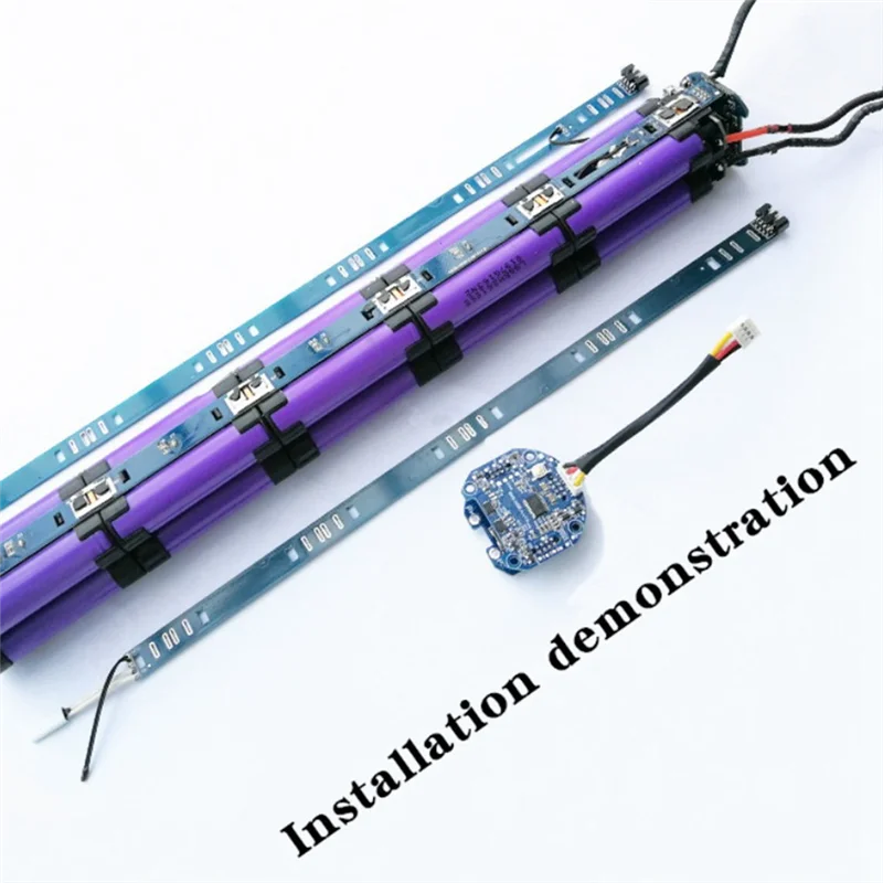 나인봇 스쿠터용 배터리 BMS, ES1 ES2 ES4 36V 리튬 배터리 보호 패널, 지지대 통신 ES2 부품 (B)