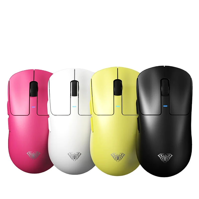 AULA SC680 mouse gamer nirkabel OEM disesuaikan dengan kabel nirkabel bluetooth mouse gaming 2.4G ergonomis hingga 26000 DPI gpw