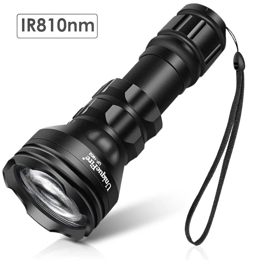 

UniqueFire 1903 IR 810nm Infrared LED FlashLight illuminator 3 Modes Adjustable Torch For Night Vision Scope Outdoor Hunting