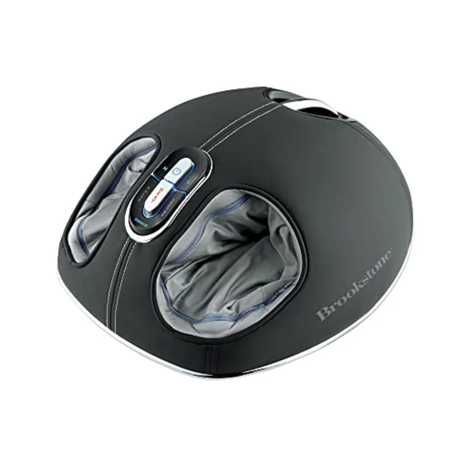 

Brookstone Shiatsu Foot Massager with Heat Air Compression 3 Massage Programs Deep Kneading Grey