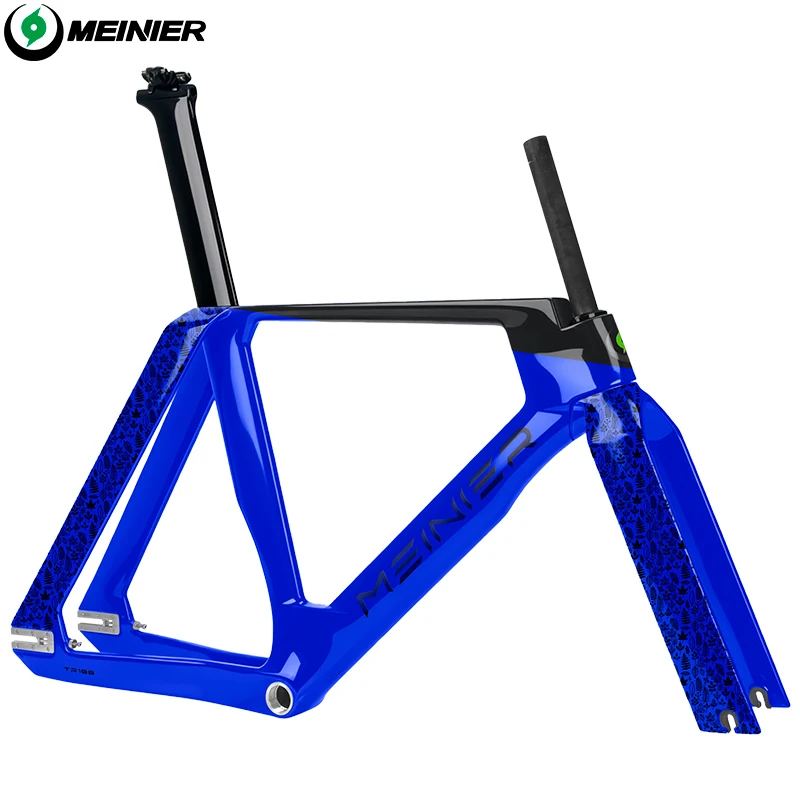 

New Carbon Track Frame 700x28C Tracking bike Frameset Fixed Gear Bike Frames Single speed Track Frameset BSA