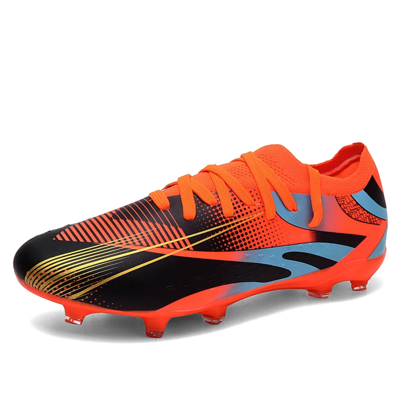 New Men Football Boots Non-Slip High-quality Soccer Shoes Grass Cleats High-top Futsal Sneakers Match Indoor Hot-selling Outdoor