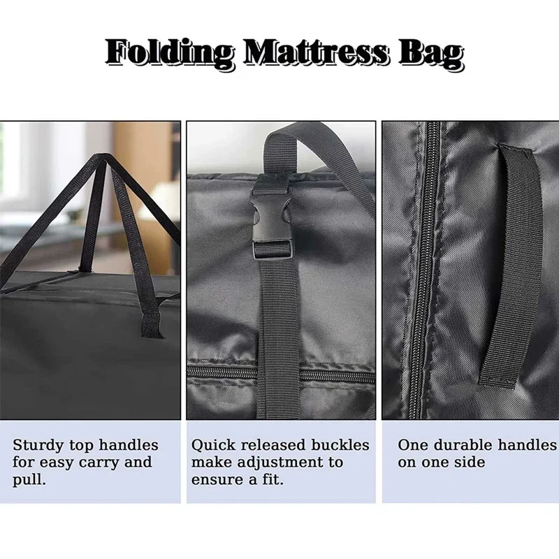 Folding Mattress Storage Bag Rollaway Mattress Protective Cover Waterproof Cushion Carrying Bag