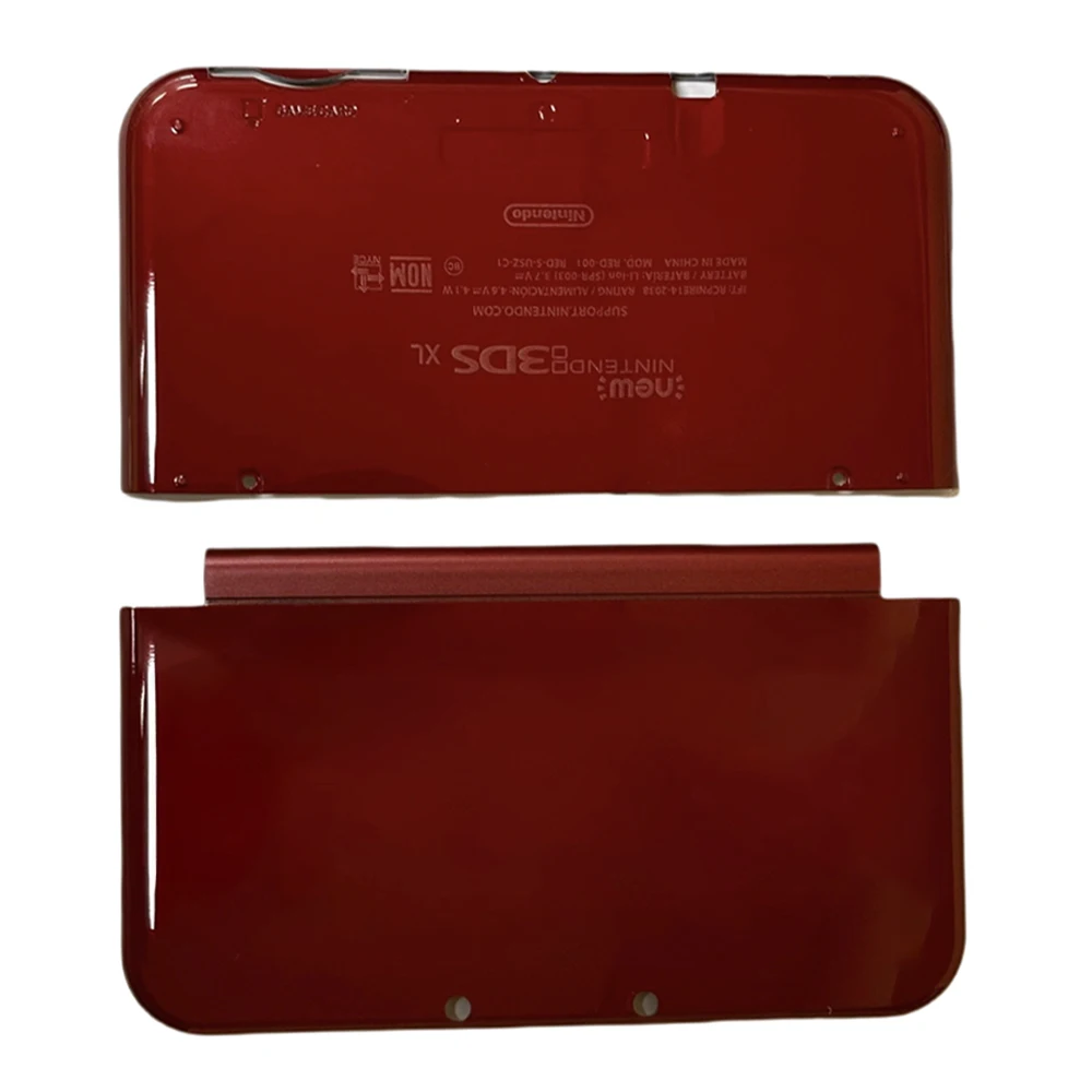 Top and Bottom Housing Shell Case Replacement Part for NEW 3DS LL/XL – Red