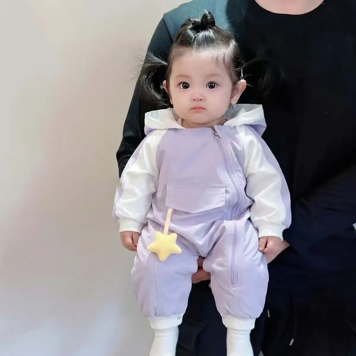 Fall Jacket Super Cute Baby Clothes Jumpsuit Korean Stylish Fashion Windbreaker Full Month Baby Girl Outing 3