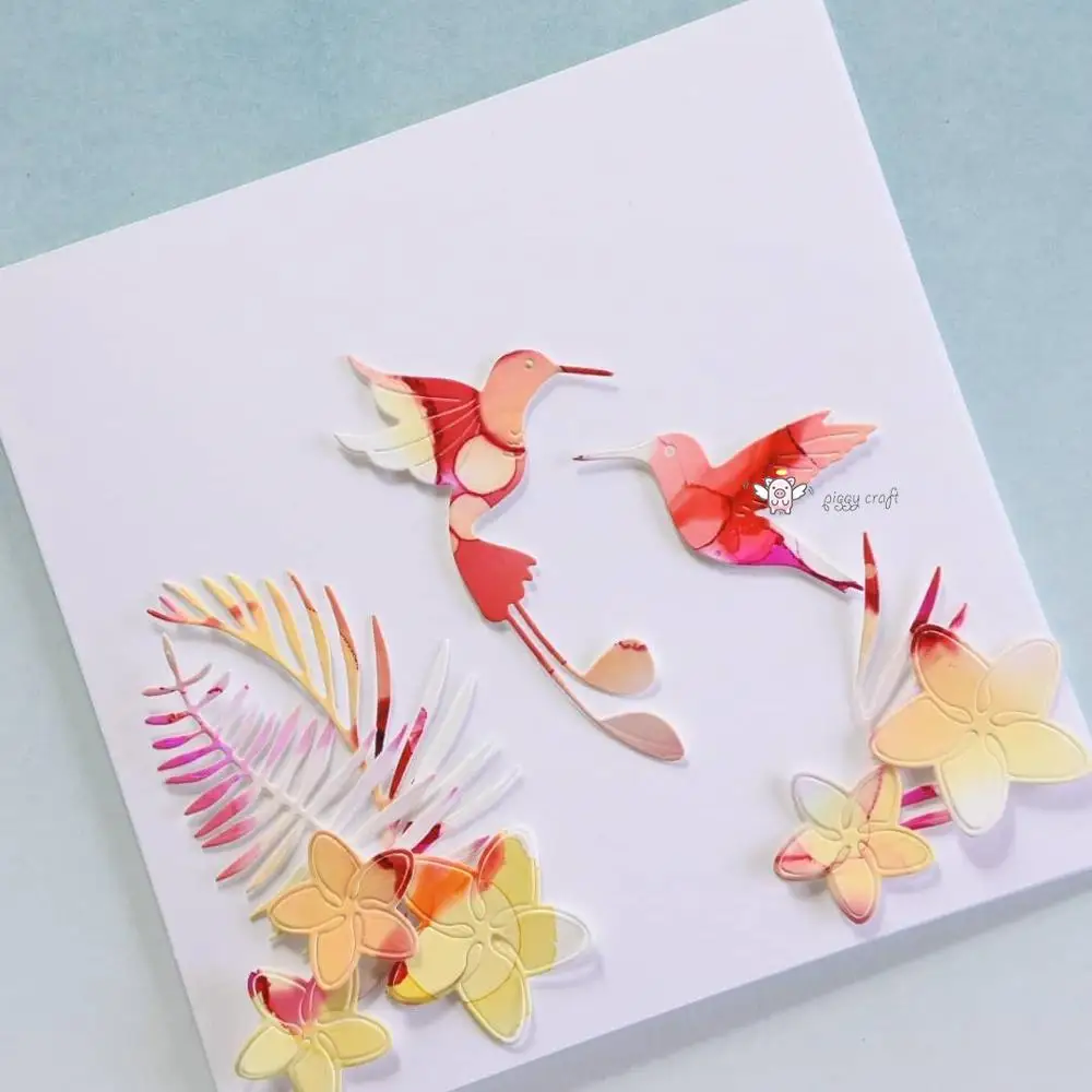 1 قطعة أصبع الحرفية المعادن قطع يموت قطع يموت العفن 2019 زهرة الطنان سجل القصاصات ورقة كرافت ألبوم بطاقة لكمة قاطع فني يموت