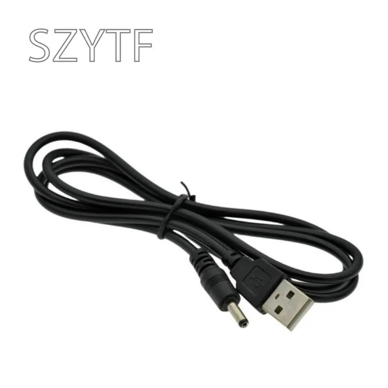 USB Male To 3.5x1.35mm  DC5.5*2.1mm Plug Barrel Jack 5V DC Power Supply Cord Adapter Charger Cable