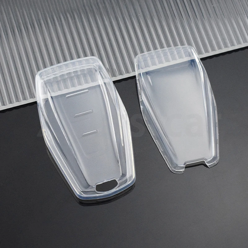Transparent TPU Car Smart Key Case Cover Shell Fob for Geely Coolray 2019-2020 Atlas Boyue NL3 Emgrand X7 EX7 SUV GT GC9 Borui