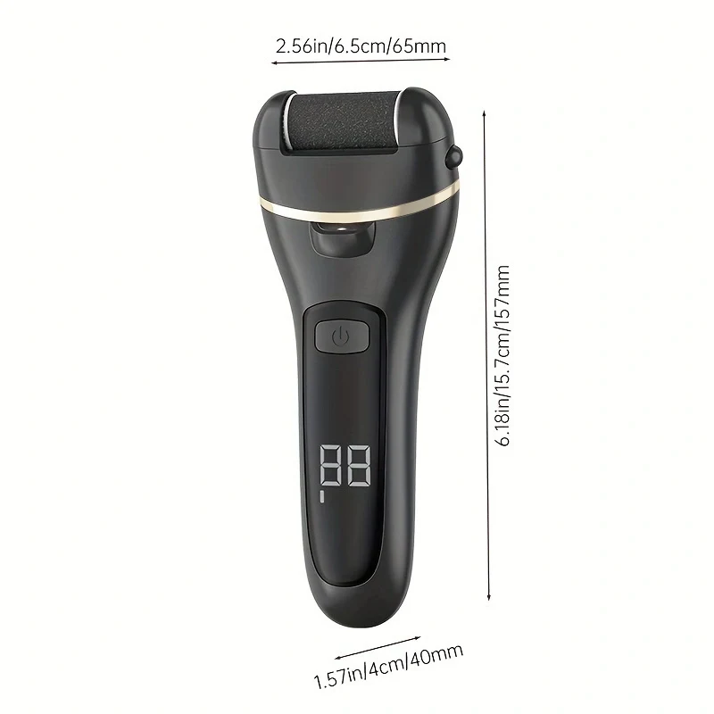 Powerful Rechargeable Foot File 4800 RPM, Professional Cordless Callus Remover for Thickened Skin, Electric Pedicure Tool