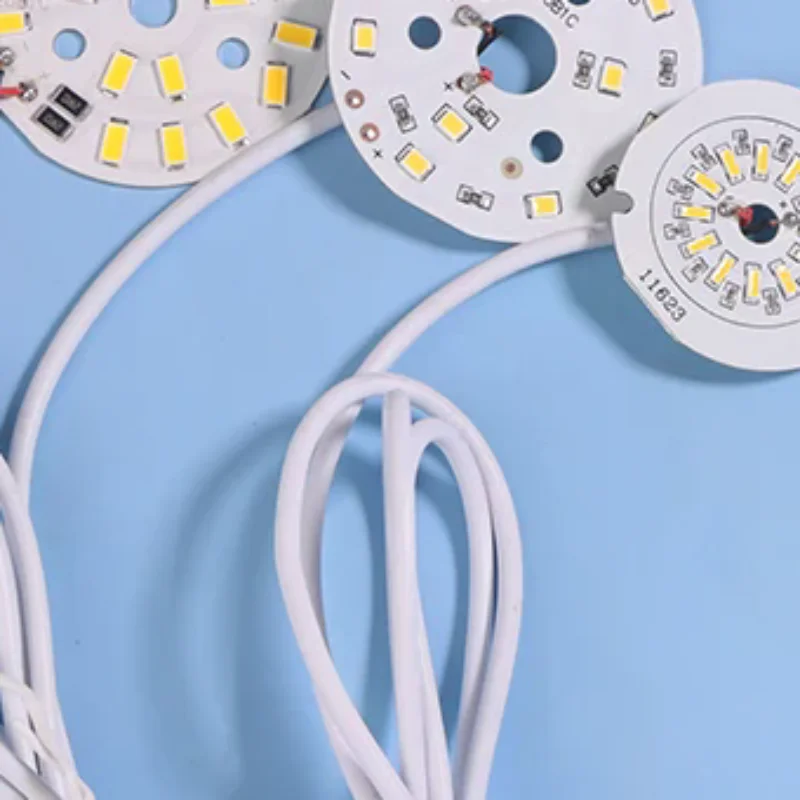 1Pc 1.5M Line Length DC5V LED Chips SMD5730 LED Lamp USB 3W Light Board Warm White Light With ON/OFF Switch Cable