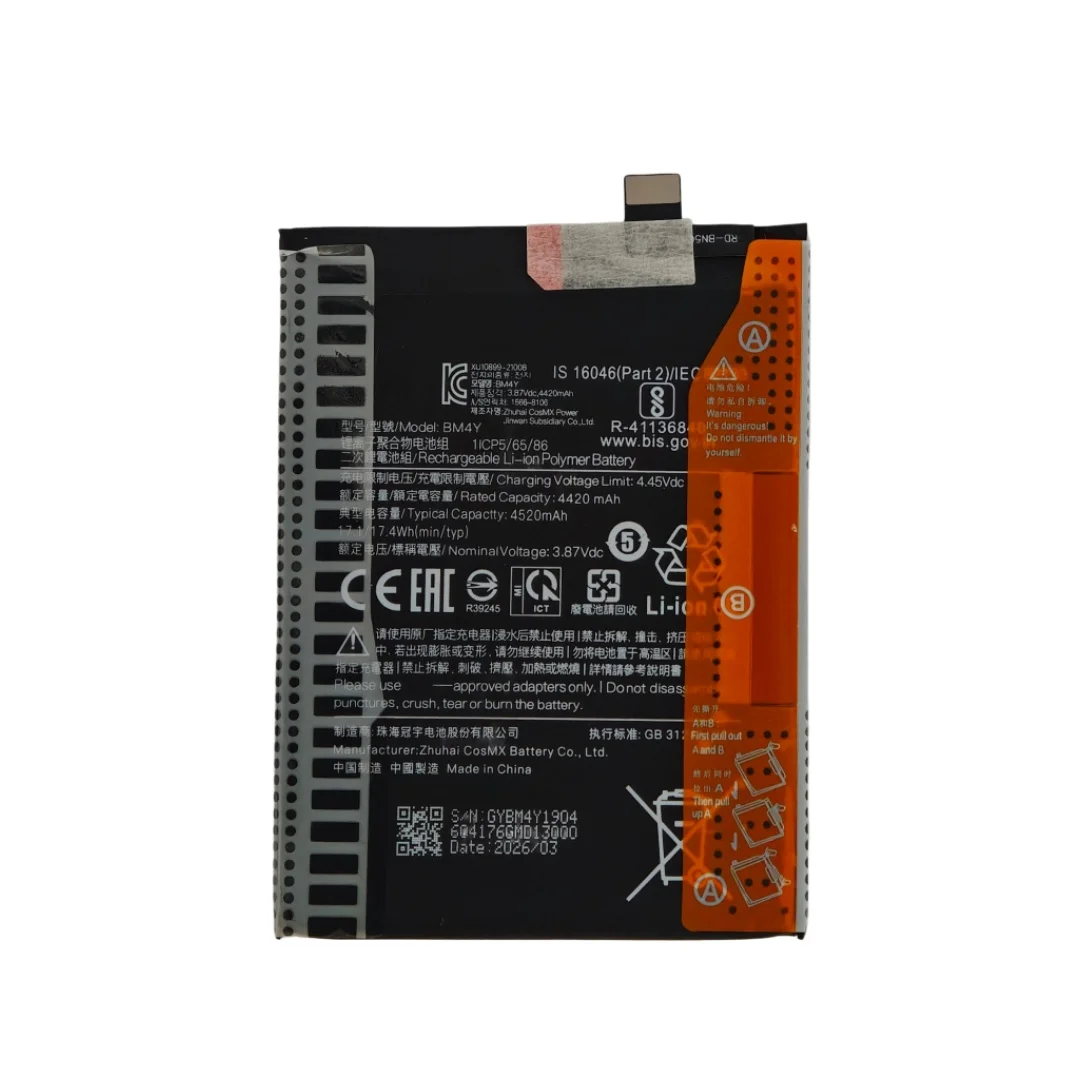 2026 Years 100% new high quality BM4Y Battery For Xiaomi Poco F3 Mi 11i Redmi K40 Pro K40Pro 4520mAh Batteries Bateria+Free tool