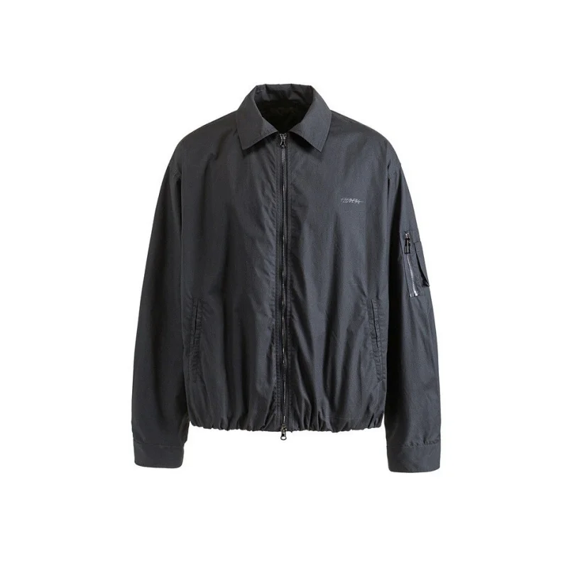 

WESTSHAN Top Quality EU US Size High Street Fashion Brand Coach Jacket Autumn Oversize Men Turn-down Collar Workwear Jacket