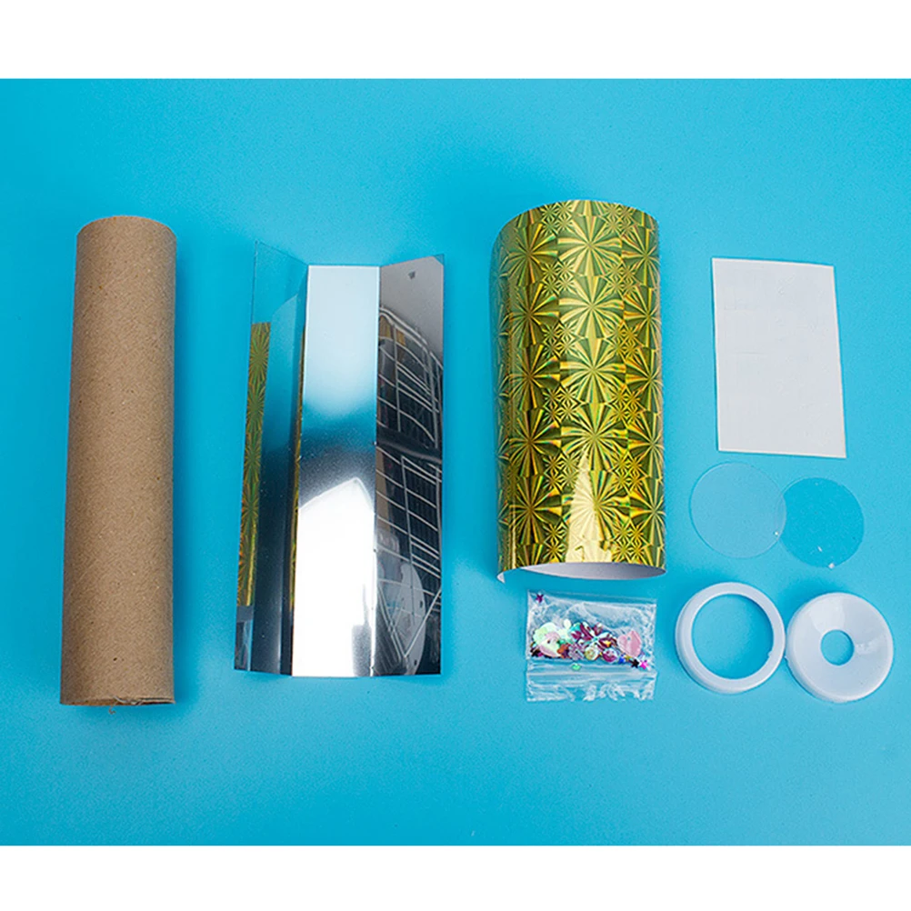 

Kaleidoscope Making Materials DIY Handmade Craft for Kids Toy Creative STEM Kit Relief Eye Strain for Children
