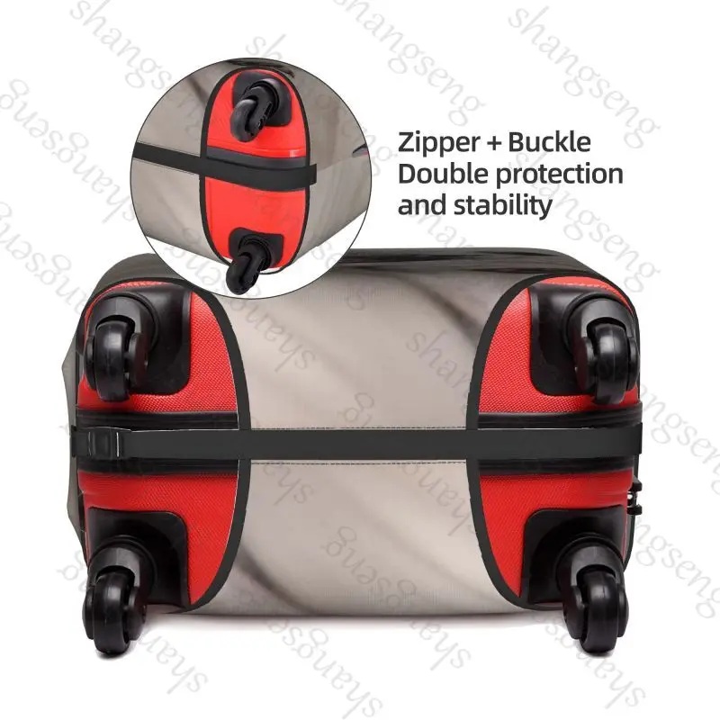 Puppy Pug Dog Print print Travel suitcase protective case, suitcase cover, elastic protection, washable Luggage cover, 18-32 in