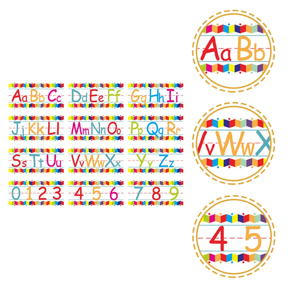 

Mural Alphanumeric Wall Sticker Stickers Number Pvc Peel and Alphabet Letters Nursery Decal