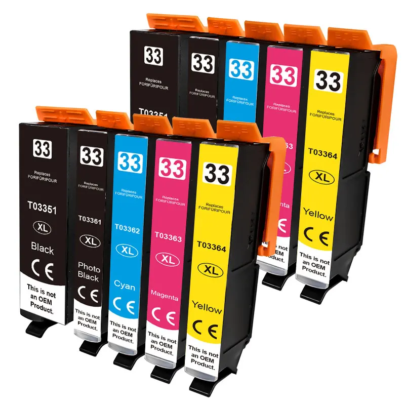 

3351 XL Compatible Ink Cartridge For Epson T33XL 33XL Compatible Expression Premium XP-530/630/635/830 XP-540/XP-640 Printer