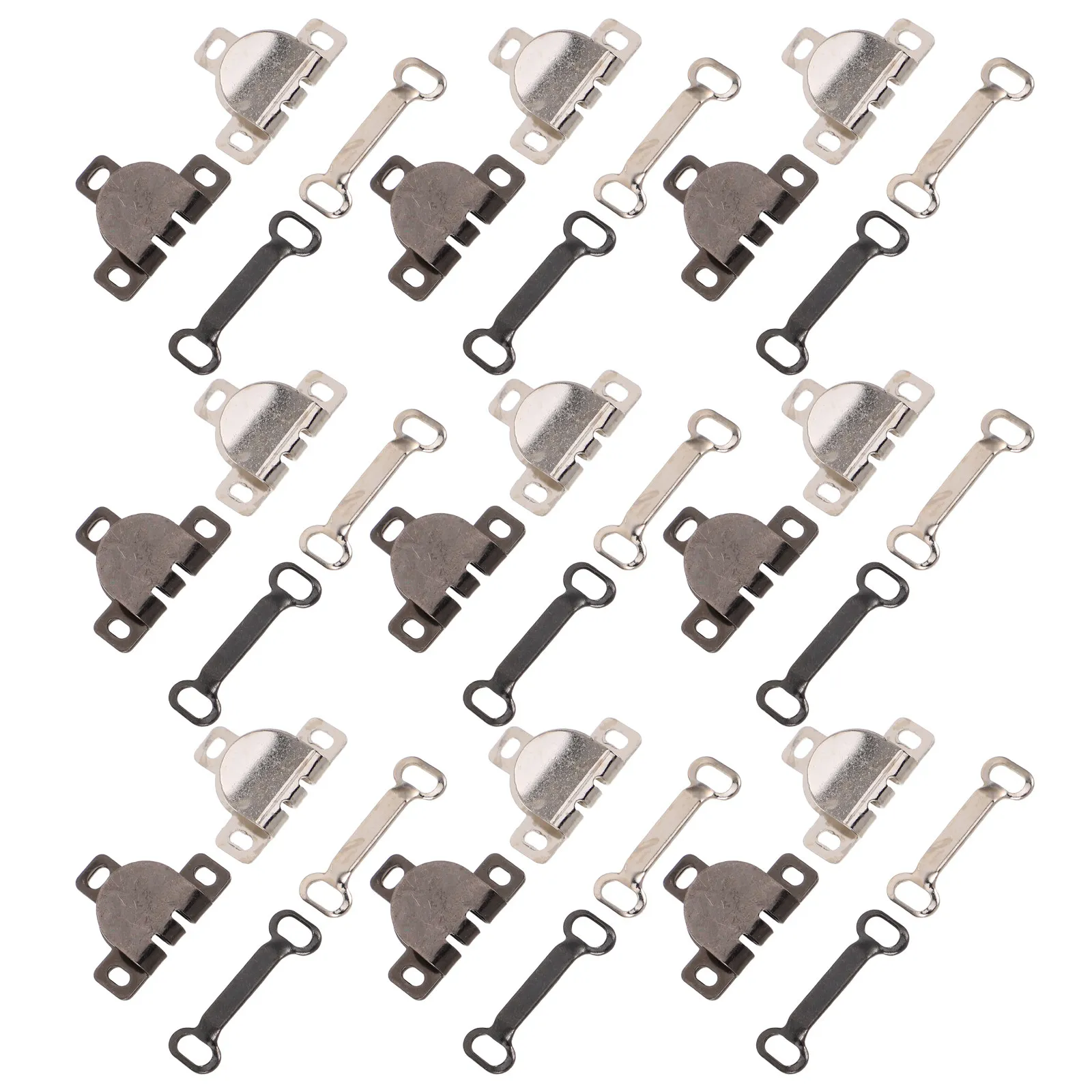 20 Set Bras Hook and Bar Dress Metal Clasps Buckles for Trousers Clothing Closure Hooks Waist Replacement
