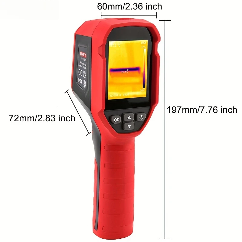 

UTi120S Infrared Thermal Imager Resolution120x90 Handheld Temperature Thermal Camera PCBCircuit Industrial Floor Heating Pi