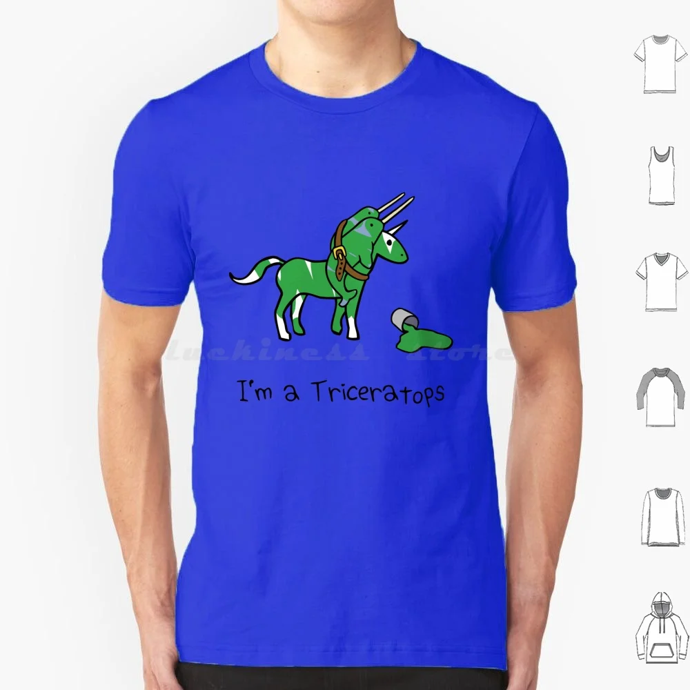 I'm A Triceratops ( Unicorn Narwhals ) T Shirt 6xl Cotton Cool Tee Unicorn Unicorns Narwhals Narwhal Triceratops Dinosaur