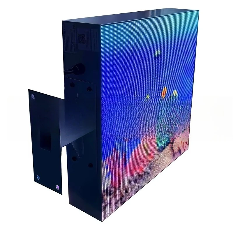 Outdoor wall-mounted LED light box rectangular, aluminum frame material, suitable for indoor advertising