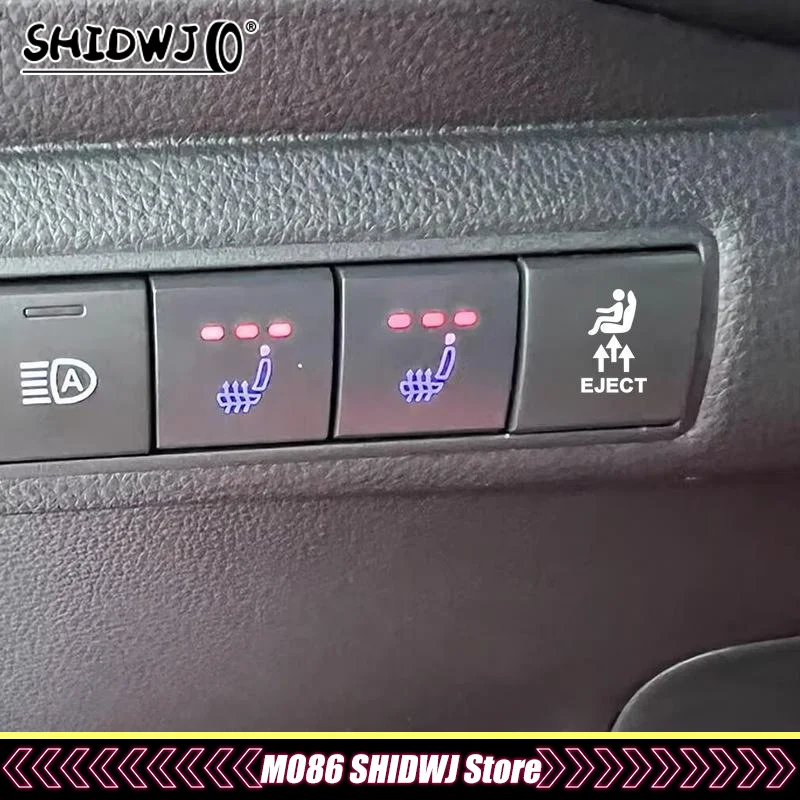 1 قطعة اكسسوارات السيارات روح الدعابة للرجال EJECT ملصقات أزرار ل أزرار السيارة الفارغة نكتة هدية لعشاق السيارات #4