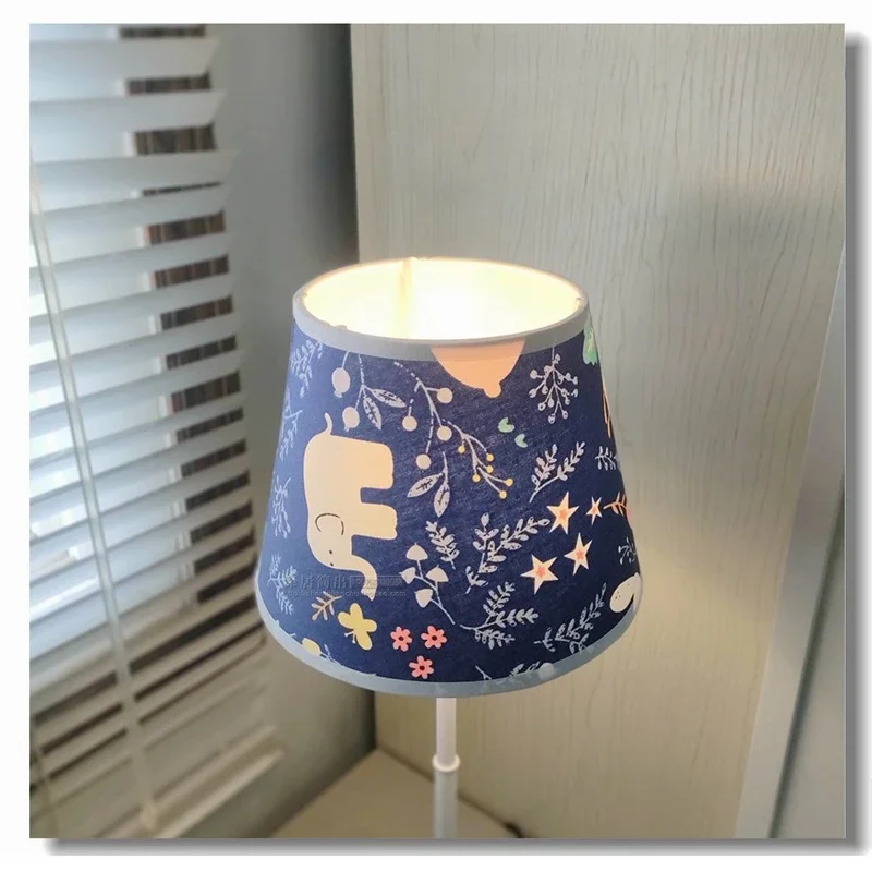 Print Cloth Lampshades for Table Lamps Bedroom Night Lamp Room Decoration Bedside Shades