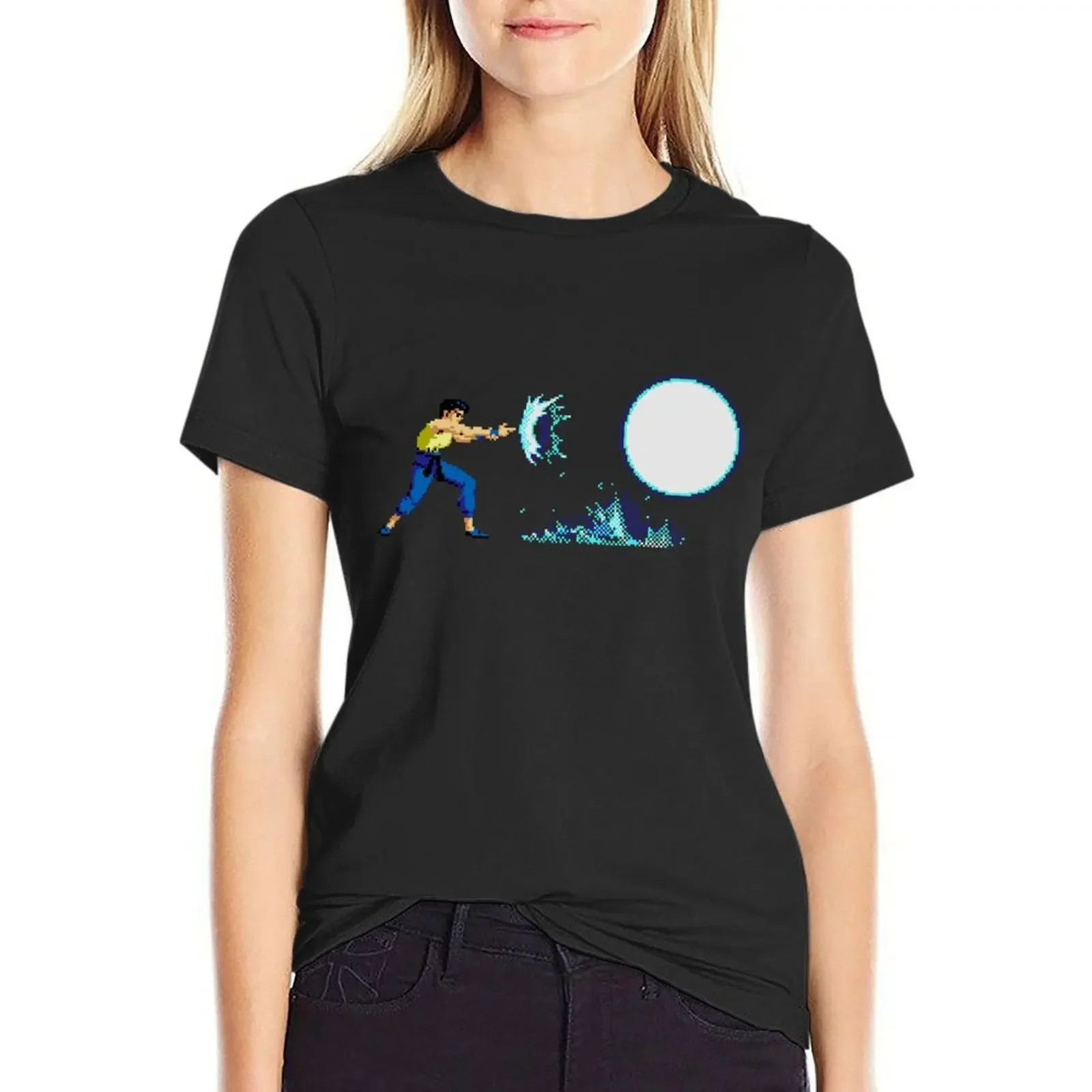 

Spirit Gun T-Shirt graphics Blouse cute clothes black t shirts for Women