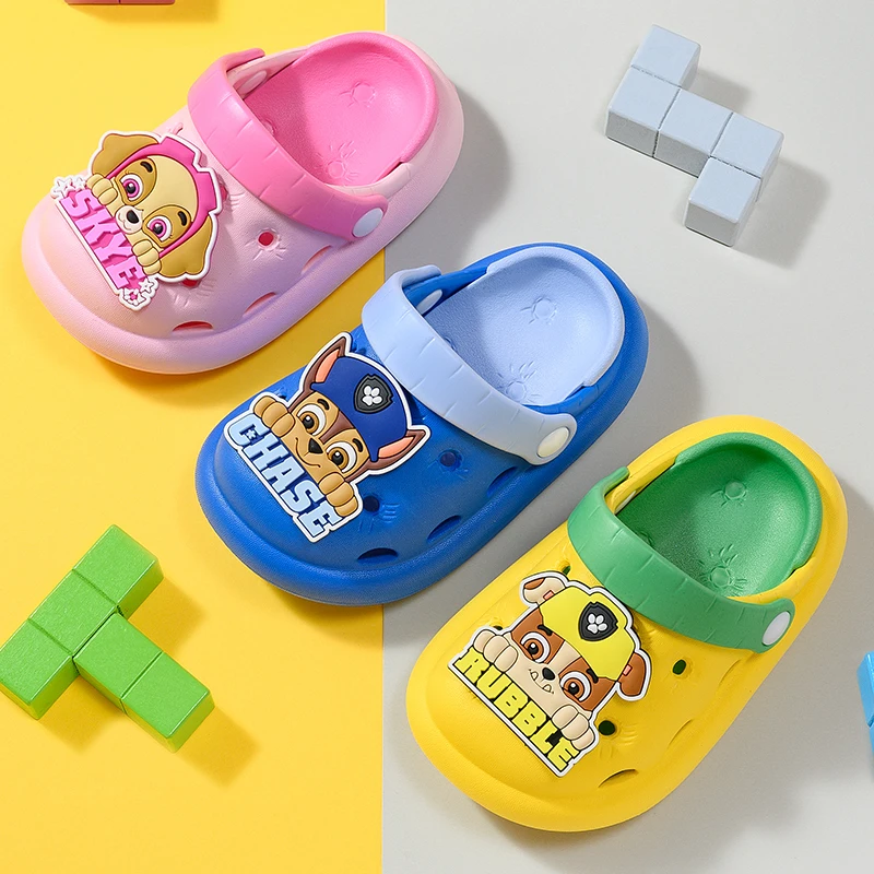 Pantofole per bambini genuini PAW Patrol, pantofole per cartoni animati antiscivolo per interni, pantofole con suola morbida per ragazzi e ragazze