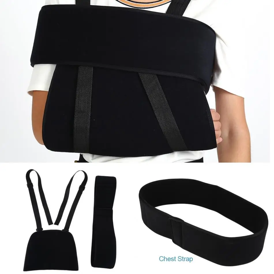 Arm Brace Sling Elbow Brace Support Shoulder Sling Elbow Support Immobilizer Brace Broken Fractured Arm Strap Injury Sprain