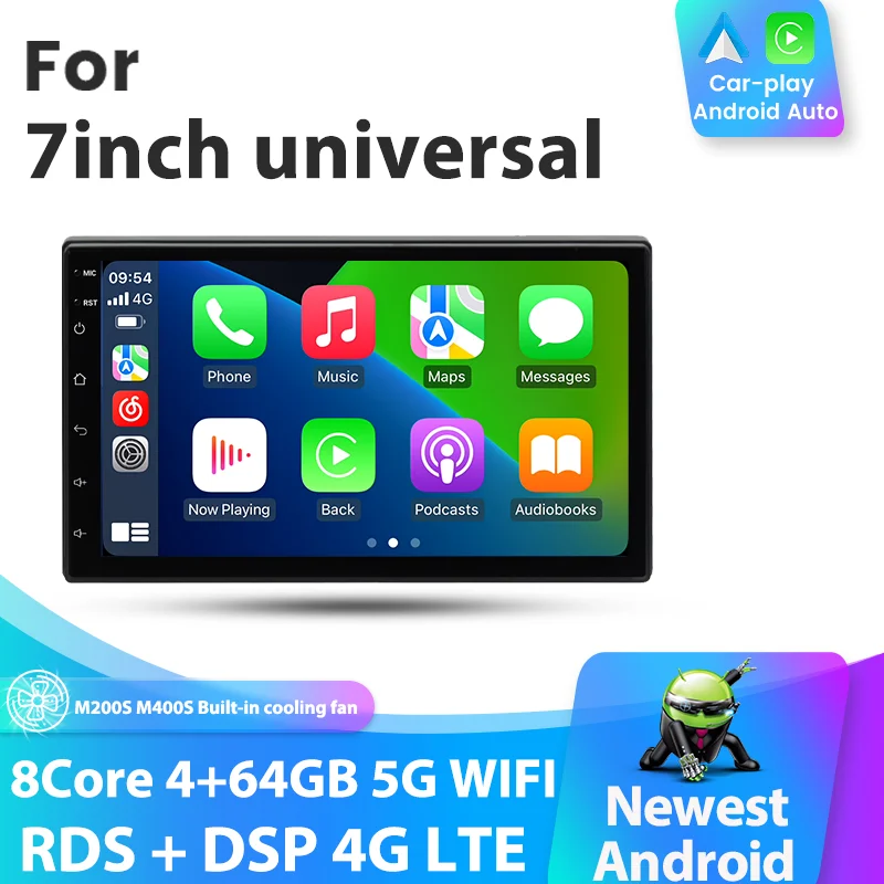 

Car Radio Multimedia 7inch Universal Stereo NO DVD 2DIN Head Unit for Nissan Kia Toyota Honda Fiat Wireless Carplay Android Auto